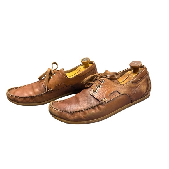 ⚓ VELEZ MESTA Men’s Leather Boat ShoesSize 11MLuxe Handcrafted Style‎